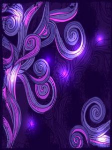 Purple Psychedelic Background