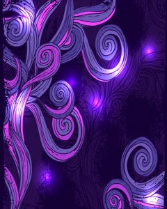 Purple Psychedelic Background