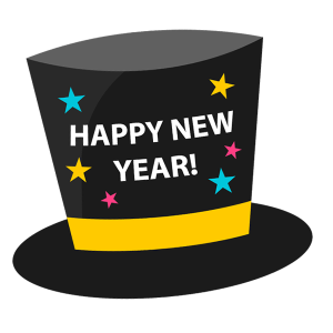 Happy New Year Cartoon Hat