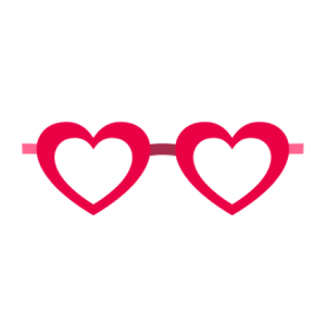 Heart Frame Glasses