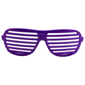 Purple Stripe Glasses