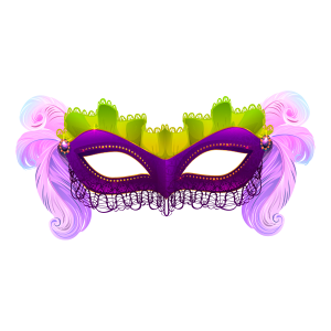 Mardi Gras Carnival Mask