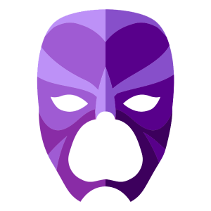 Purple Hero Mask