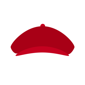 Red Golf Cap