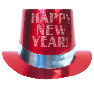 Red Happy New Year Hat