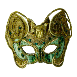 Green Ornate Mask