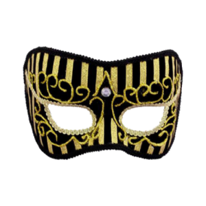 Gold and Black Mask