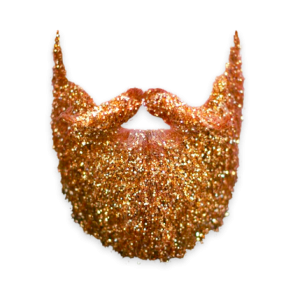 Gold Glitter Beard