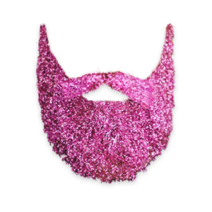 Pink Glitter Beard