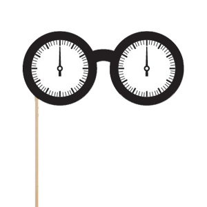 Midnight Clock Glasses