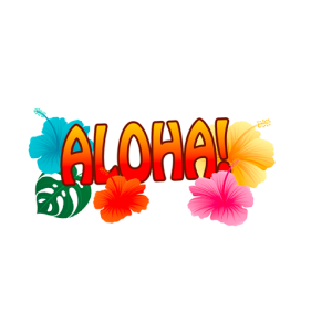 Aloha Speech Bubble