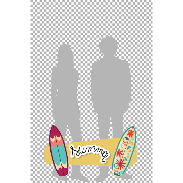 summer surfboards overlay