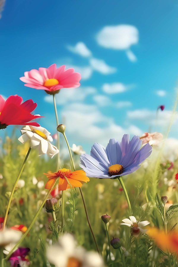 spring flowers background