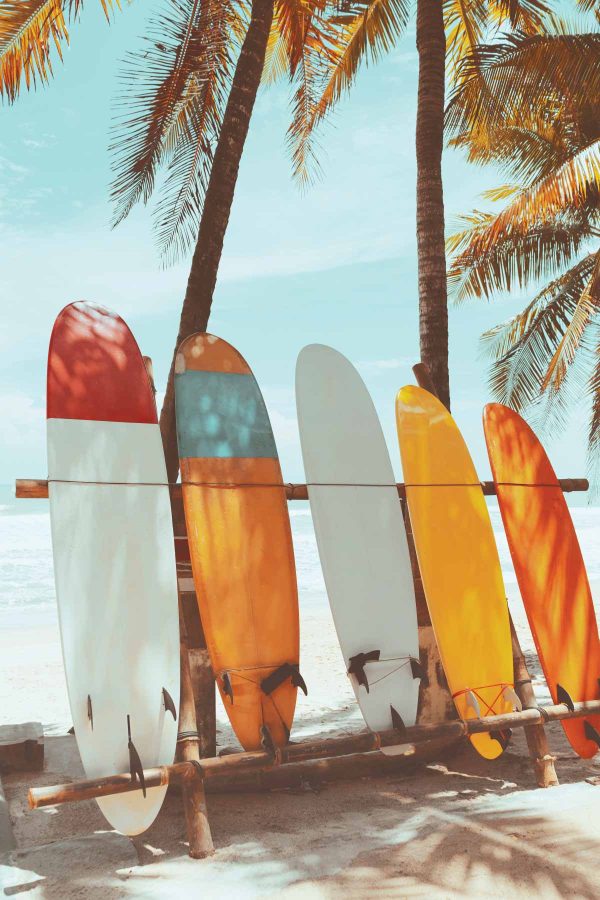 surfboards background